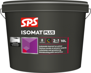 SPSIsomatPlusMuurverfEnPrimer-OpKleurGemengd-10L