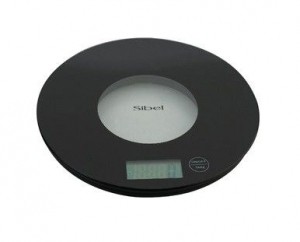 SibelGlascalyWeegschaalZwart