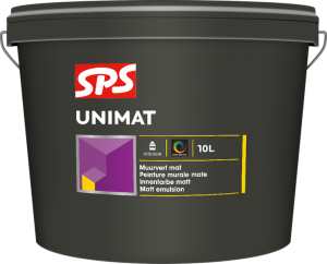 SPSUnimatMuurverf-OpKleurGemengd-4L