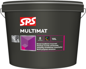 SPSMultimatMuurverf-RAL9010-10L