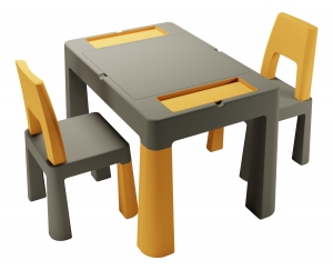 TeggiGraphiteMustardMultifun3-in-1TafelmetTweeStoeltjesTI-011-172