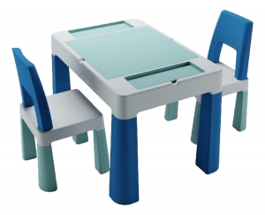 TeggiTurquoiseNavyGreyMultifun3-in-1TafelmetTweeStoeltjesTI-011-173