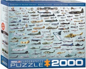 EvolutionofMilitaryAircraftPuzzel2000stukjes