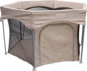MamaloesBorisBeige6-HoekigeInklapbareBabyBoxML040608