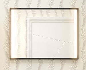 MueblesDavinci120x60cmspiegelmetverlichtingenzwartframe