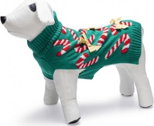 BeezteesKersttruiCandyCanes-Hondentrui-Polyester-Groen