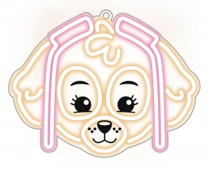 PawPatrolNeonLEDSkyeWandlamp