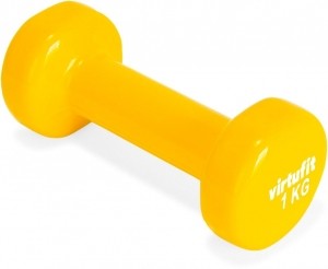 VirtuFitVinylDumbbell1kg-Geel