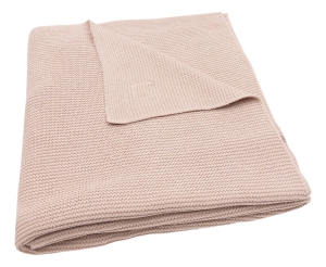 JolleinBasicKnitWildRose100x150cmLedikantdeken