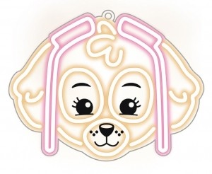 PawPatrolNeonLEDSkyeWandlampGSM189322