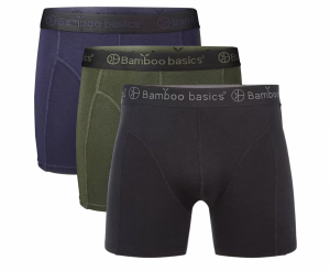 BambooBasicsBoxershorts3packBambooBlackNavyArmy2XL