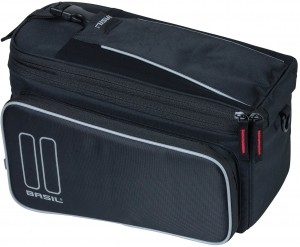 BagagedragertasBasilSportDesignTrunkbagMIK7tot15Liter-Zwart