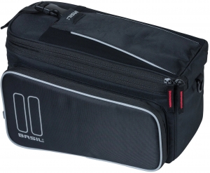 BagagedragertasBasilSportDesignTrunkbagMIK7tot15Liter-Zwart