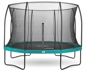 SaltaComfortEditionTrampolinemetVeiligheidsnet-396cm-Groen