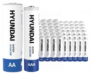 60-PACKHyundaiSuperAlkalineBatterijen30xAAA30xAA