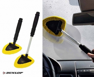 11GRATISDunlopAutoRaamreinigerMetLangeSteel