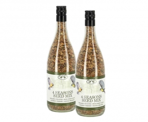 VogelStrooivoerInWijnfles