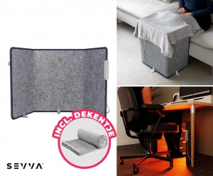 SEVVAInfraroodPaneelverwarmerVoorWarmeVoetenenBenen