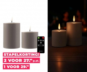 2-PACKOplaadbareLEDKaarsen