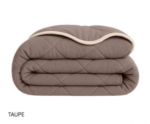 EazyDekbedZachtFleece200x220cmTaupe