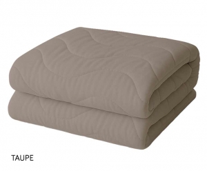 EazyDekbedWaveVoorAlleSeizoenen240x200cmTaupe