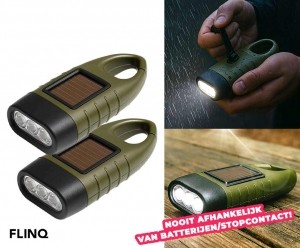 SurvivalZaklampMetZwengelEnSolar