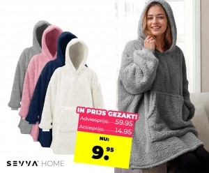 SEVVATeddyHoodieBlanket