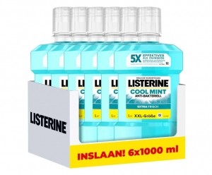 6-PackListerineMondwaterCoolMintXXL