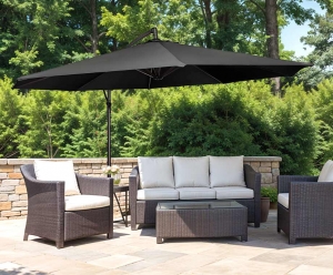 XXLZweefparasol3MeterZwart