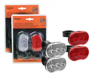 FietslampSetLEDWitEnRoodInclusiefBatterijen