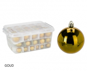 UITVERKOOPKerstballenInHandigeOpbergbox