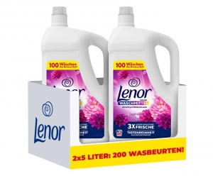 2x5LiterLenorVloeibaarWasmiddelAmethystGekleurdewas