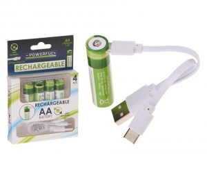4-PACKUSB-COplaadbareBatterijenAA