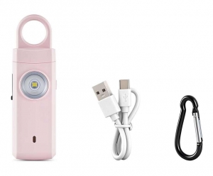 PersoonlijkVeiligheidsalarmMet130dBSireneEnFelleStroboscoop