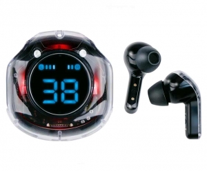 11GRATISDraadlozeTWSOordopjesDoorzichtigZwart