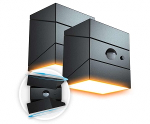2-PackSolarTwistcubeWandverlichting