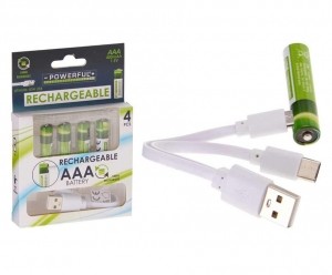 4-PACKUSB-COplaadbareBatterijen