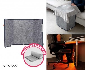 SEVVAInfraroodPaneelverwarmerVoorWarmeVoetenenBenen