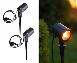 TuinspotOpSpiesMetStekker