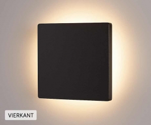 11GRATISAluminiumBuitenlampPlatInclusiefLEDLichtbronVierkant