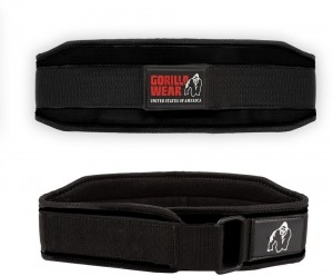 GorillaWear4InchDamesLiftingBelt-Zwart-S