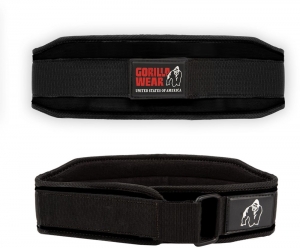 GorillaWear4InchDamesLiftingBelt-Zwart-M