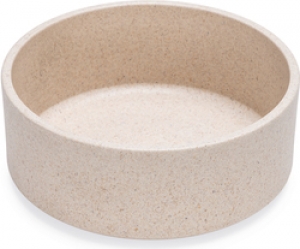 DesignedbyLotteEetbakNoor-Hondenvoerbak-Bamboo-Beige-12cm