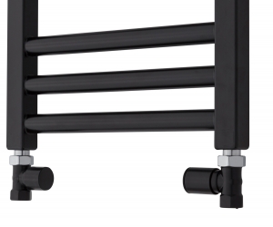 TVSDesignValves110aansluitsetrechtzwart
