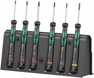 Wera050301810016-delige20506KraftformMicroSchroevendraaiersetInRack