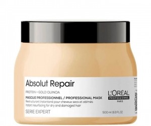 LOralProfessionelSerieExpertAbsolutRepairGoldHaarmasker500ml