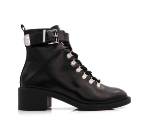 VeterbootsMetGespSmoothBlack