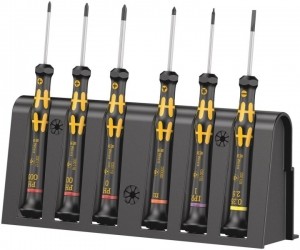 Wera050301800016-delige15506ESDElektronicaSchroevendraaiersetInRack