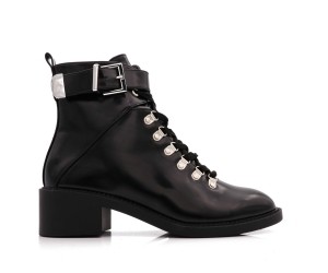 VeterbootsMetGespSmoothBlack