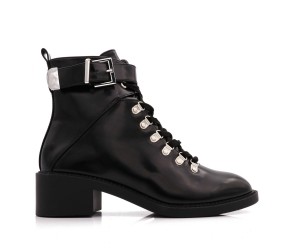 VeterbootsMetGespSmoothBlack